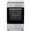 Cocina de gas Artica AKF5055X, 50 cm, 4 fuegos, horno a gas 43 L, termopar, doble cristal, inox