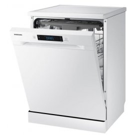 Lavavajillas Samsung DW60M6050FW, 60 cm, 14 servicios, clase E, 95 kWh/100 ciclos, 44dB, 3ª bandeja, media carga, 7 programas, AquaStop, display,...