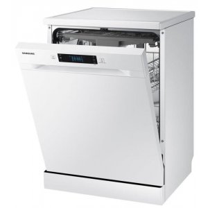 Lavavajillas Samsung DW60M6050FW, 14 servicios, 7 programas, inicio diferido, 44dB, display LED, 3ª bandeja, clase E, blanco