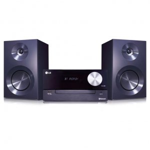 Minicadena Lg XBOOM CM2460, 100W, Bluetooth, USB, Tv Sound Sync Flac, negro