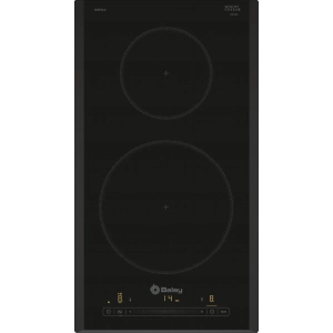 Placa de inducción modular Balay 3EB930LQ, 30 cm, 2 zonas, biselada, función Sprint, zona grande 21 cm, 17 niveles, 3700W, cristal negro