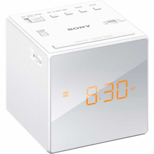 Radio reloj Sony ICF-C1 W, blanco