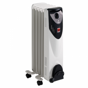 Radiador de aceite FM RW-10, 5 elementos, 1000W, 3 potencias