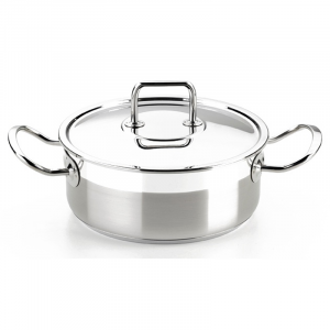 Cacerola Bra Profesional, 20 cm, con tapa, inox