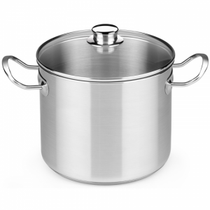 Olla Bra Profesional, 26 cm, con tapa de cristal