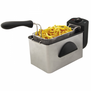 Freidora de aceite Comelec FR3082, 2 litros, 2000W, inox