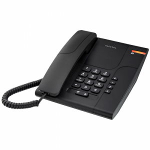 Teléfono fijo de sobremesa Alcatel TEMPORIS T180, negro
