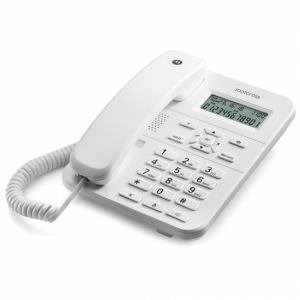 Teléfono fijo de sobremesa Motorola CT202, blanco