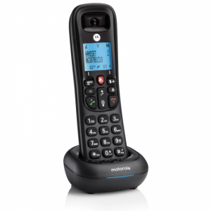 Teléfono inalámbrico Dect Motorola CD4001, con bloqueo de llamadas, negro