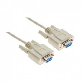 CABLES PC NANOCABLE SERIE RS232 DB9/H-DB9/H 1,8 METROS