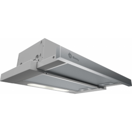 Campana tradicional Balay 3BT262MX, 60 cm, 300m3/h, clase D, inox
