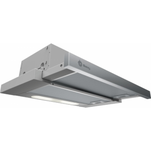 Campana tradicional Balay 3BT262MX, 60 cm, 300m3/h, clase D, inox