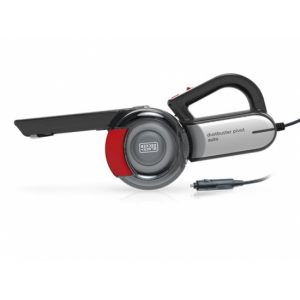 Aspirador de mano Black & Decker Pivot 12V PV1200AV, de coche, batería de lítio, 12.5W, 12V, capacidad 440 ml, 1060 litros, uso con cable de 5 metros, gris