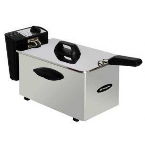 Freidora de aceite Orbegozo FDR35, 3.5 litros, 2000W, ref. 15254, inox