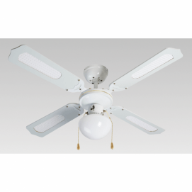 Ventilador de techo Fm VT-CLASSIC 105B 105cm 4 aspas color blanco