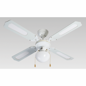 Ventilador de techo Fm VT-CLASSIC 105B 105cm 4 aspas color blanco