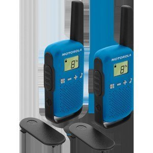 Walkie Talkie Motorola TLKR T42, doble pack, azul