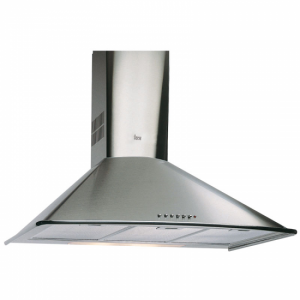 Campana decorativa Teka DM 675 motor doble turbina 60cm 4 velocidades 603 m3/h 53dB A válvula anti-retorno lámpara LED Ref: 40476220 inox