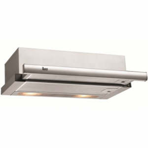 Campana tradicional Teka TL 6310, motor doble turbina, 60 cm, 2 velocidades, 332 m3/h, 56dB, clase E, válvula anti-retorno, lámparas halógenas, ref. 40474250, inox