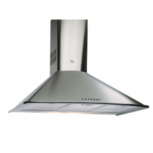 Campana decorativa Teka DM 975 motor doble turbina 90cm 4 velocidades 603 m3/h 53dB A válvula anti-retorno lámpara LED Ref: 40476222 inox