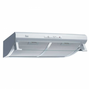 Campana tradicional Teka C 6310, motor único, 60 cm, 3 velocidades, 235 m3/h, 49dB, clase E, válvula anti-retorno, lámparas halógenas, ref. 40461541, blanco