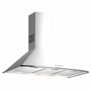 Campana decorativa Teka DM 775 motor doble turbina 70cm 4 velocidades 603 m3/h 53dB A válvula anti-retorno lámpara LED Ref: 40476231, blanco