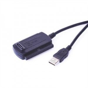 Cable PC GEMBIRD AUSI01 adaptador IDE a Sata USB 2.0 negro