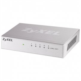 Switch ZYXEL GS-105B v3 5 puertos 10/100/1000Mb gris