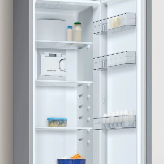 Frigorífico combi Balay 3KFE561MI, 186 x 60 x 66 cm, Total No Frost, clase E, 239 kWh/año, 42 dB, 305 litros, acero mate antihuellas - imagen 5