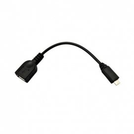 Cable PC Nanocable usb 2.0 OTG MICRO B/M-A/H Negro 15cm