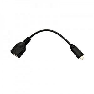 Cable PC NANOCABLE Cable usb 2.0 OTG MICRO B/M-A/H Negro 15cm