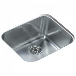 Fregadero Teka BE-50.40 PLUS, bajo encimera, de 60 cm, con una cubeta, ref. 10125122, inox