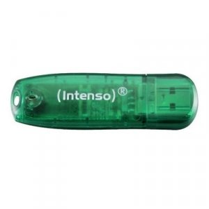 Memoria USB Intenso 3502460 8GB Lápiz USB Rainbow line 8GB verde