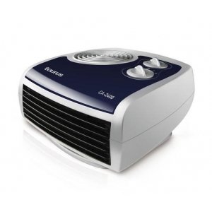 Calefactor Taurus CA-2400, 2400W, 3 potencias, termostato, Ref. 947.251.000, plata y negro