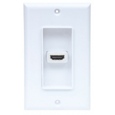 COPLE MANHATTAN HDMI BLANCO CON FACEPLATE 1 PUERTO