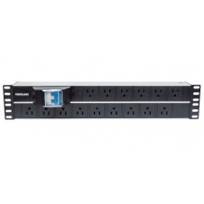 PDU BARRA MULTICONTACTOS 15 SALIDAS INTELLINET DOBLE INTERRUPTOR NEUMATICO MONTAJE RACK