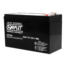 BATERAS SELLADAS PLOMO ACIDO COMPLET CEI-1-006 DE ALTO RENDIMIENTO 12VCC 7AH