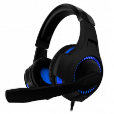 NACEB AUDÍFONOS GAMER NA-0304A, ALÁMBRICO, 3.5MM, NEGRO/AZUL