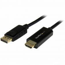 CABLE CONVERTIDOR DISPLAYPORT A HDMI DE 2M - COLOR NEGRO - ULTRA HD 4K - STARTECH.COM MOD