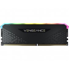 MEMORIA RAM DIMM CORSAIR VENGEANCE RGB RS 16GB DDR4, 3200MHZ, COMPATIBLE CON AURA SYNC, NEGRO