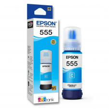 CARTUCHO EPSON MODELO T555 CYAN, PARA L8160, L8180