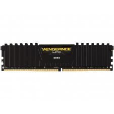 MEMORIA RAM DDR4 CORSAIR VENGEANCE LPX 8GB, 2400MHZ, DISIPADOR NEGRO, (CMK8GX4M1A2400C16)