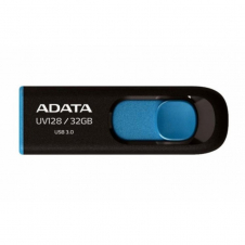 MEMORIA USB ADATA DASHDRIVE UV128, 256GB, USB 3.0,AUV128-256G-RBE