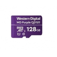 MEMORIA WD 128GB MICRO SDXC PURPLE SC QD101 VIDEOVIGILANCIA 24/7 CLASE 10 U1 LECT 50MB/S ESC 40MB/S