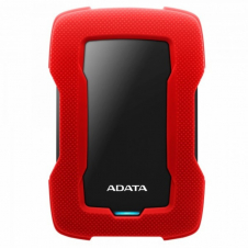 DISCO DURO EXTERNO 1TB ADATA HD330 2.5 USB 3.2 SLIM CONTRAGOLPES ROJO WINDOWS/MAC/LINUX AHD330-1TU31-CRD