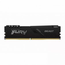 MEMORIA RAM KINGSTON FURY BEAST, DDR4 PC4-28800, 3600MHZ, CL17, 8GB, COLOR NEGRO KF436C17BB/8