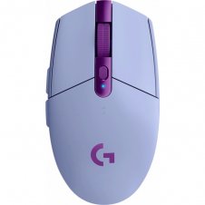 MOUSE GAMER LOGITECH ÓPTICO G305, INALÁMBRICO, USB, 12000 DPI, LILA 910-006021