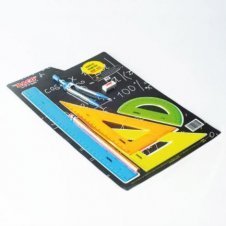 JUEGO DE GEOMETRIA BACO NEON 5070 COMPAS 600