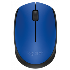 MOUSE LOGITECH ÓPTICO M170, INALÁMBRICO, USB, NEGRO/AZUL 910-004800
