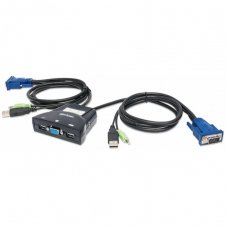 MANHATTAN SWITCH KVM 151245, 2X USB, 2X VGA 151245